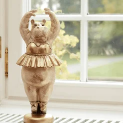 Figurine decorative Hippopotame, Hippo Ballerine, or