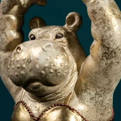 Figurine decorative Hippopotame, Hippo Ballerine, or