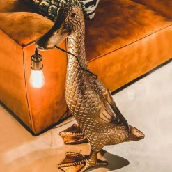 Lampadaire canard Ducky, or