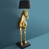 Lampadaire Cheval Amadeus, or
