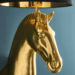 Lampadaire Cheval Amadeus, or