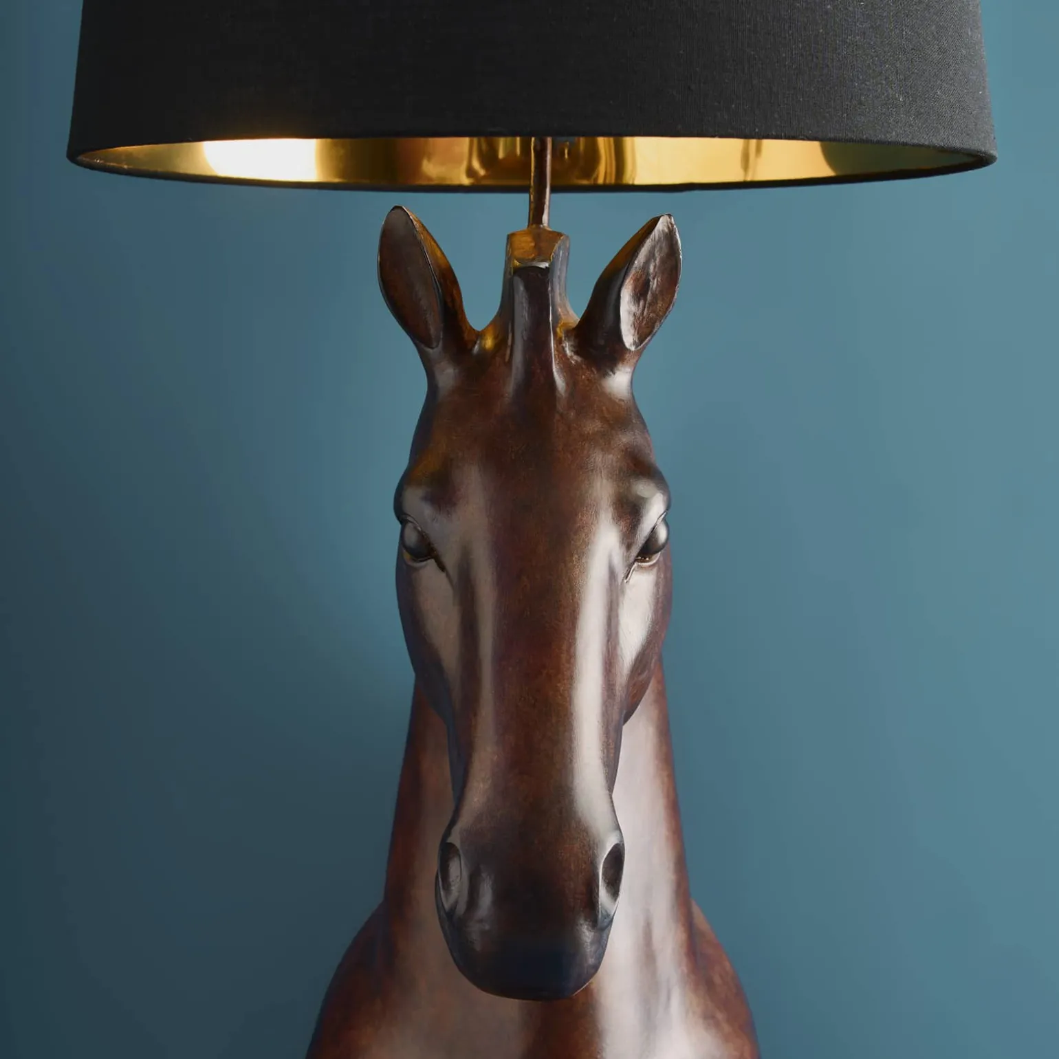 Lampadaire Cheval Amadeus, marron