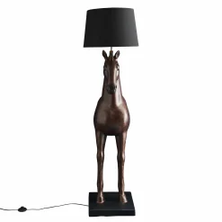 Lampadaire Cheval Amadeus, marron