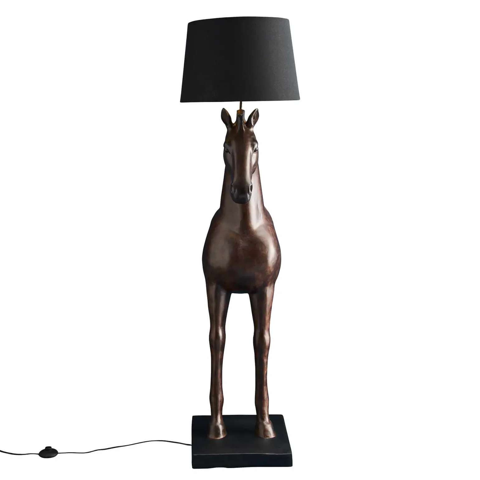 Lampadaire Cheval Amadeus, marron