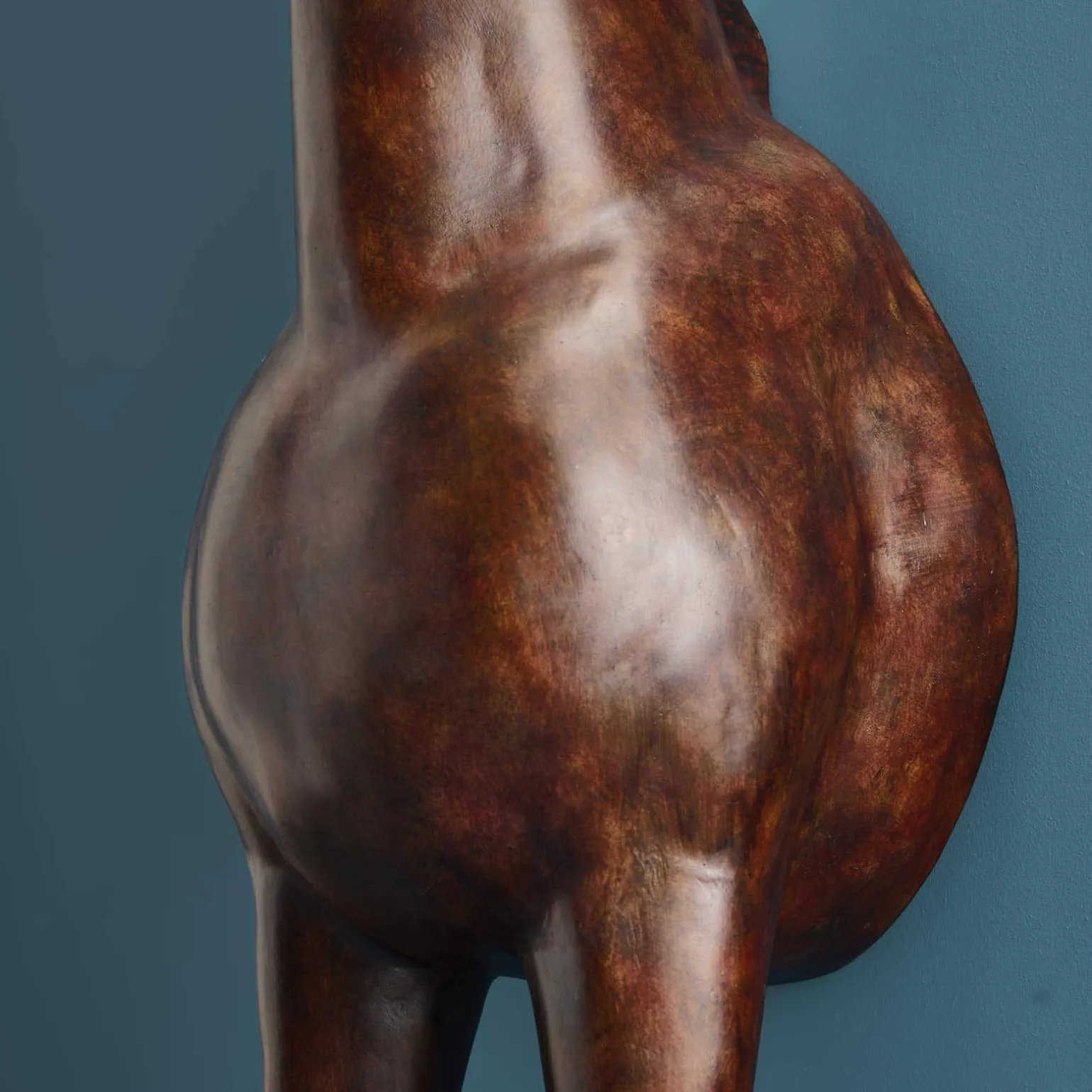 Lampadaire Cheval Amadeus, marron