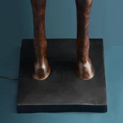 Lampadaire Cheval Amadeus, marron