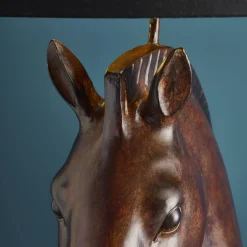Lampadaire Cheval Amadeus, marron