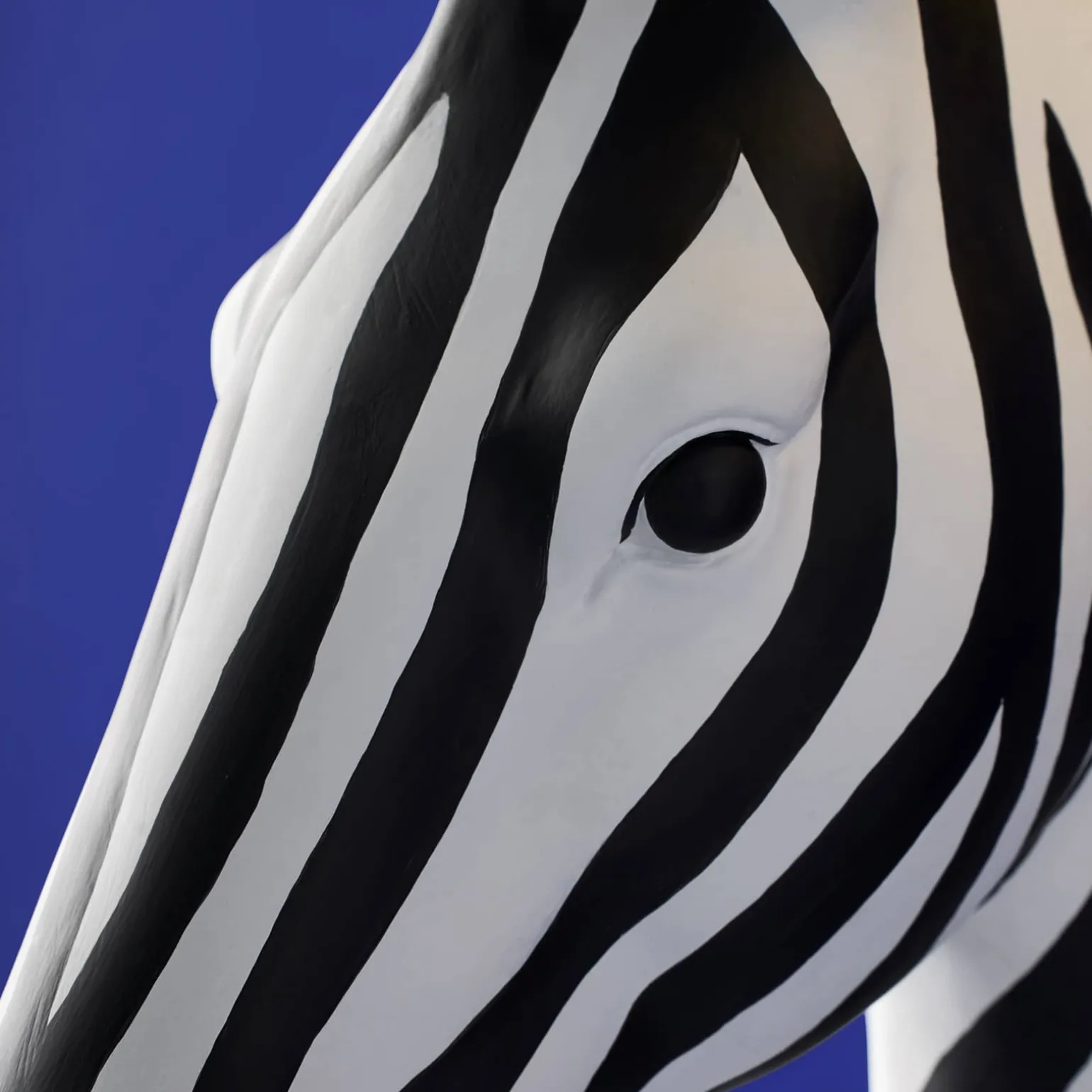 Lampadaire Zebra Zora, noir et blanc
