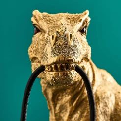 Lampe à poser dinosaure Rexy, or