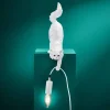 Lampe de table chat Chichi, blanche