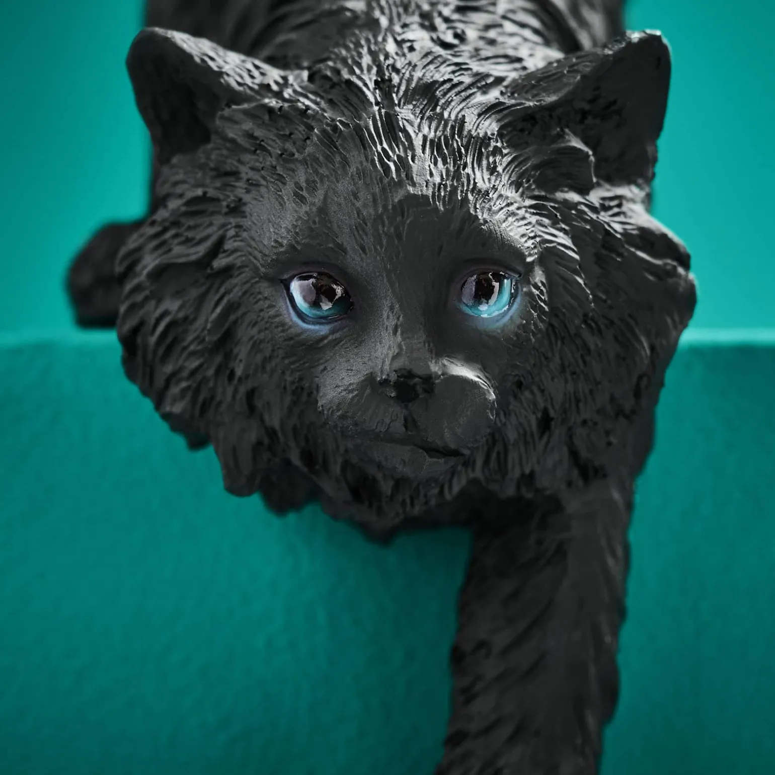 Lampe de table chat Chichi, noir
