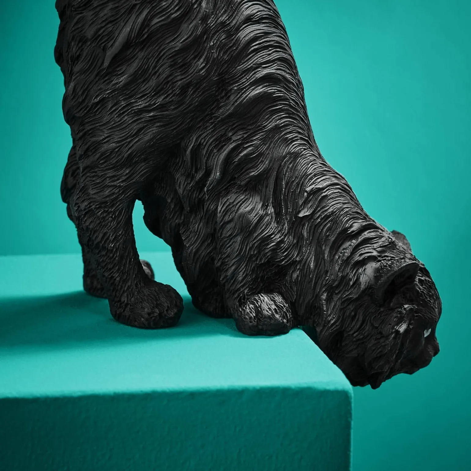 Lampe de table chat Chichi, noir