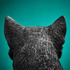 Lampe de table chat Chouchou, noir