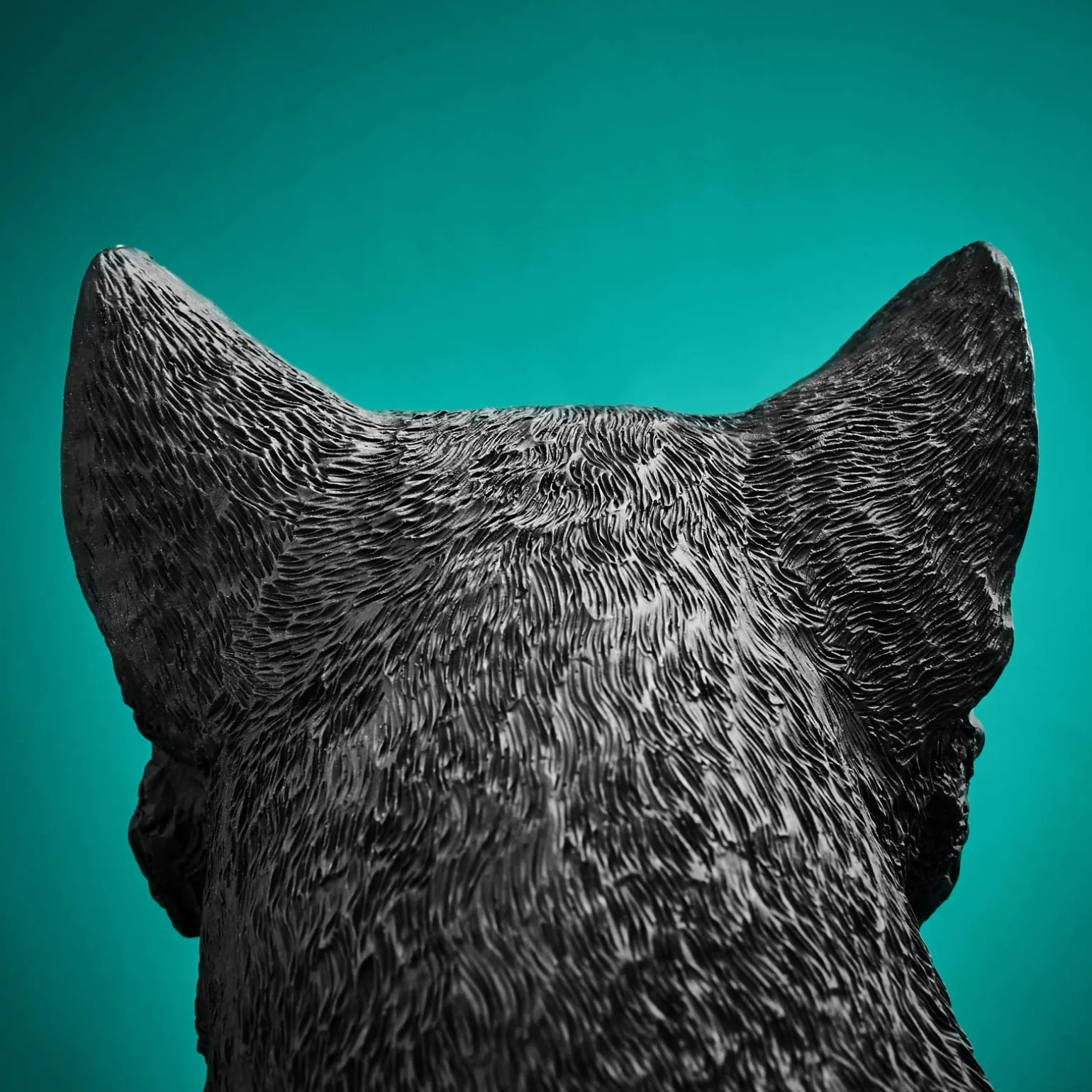 Lampe de table chat Chouchou, noir