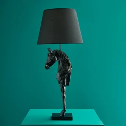 Lampe de table Cheval Wendy, noir