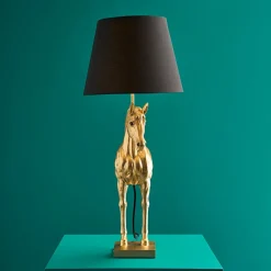 Lampe de table Cheval Wendy, or