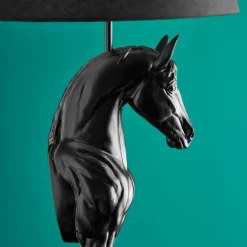 Lampe de table Cheval Wendy, noir