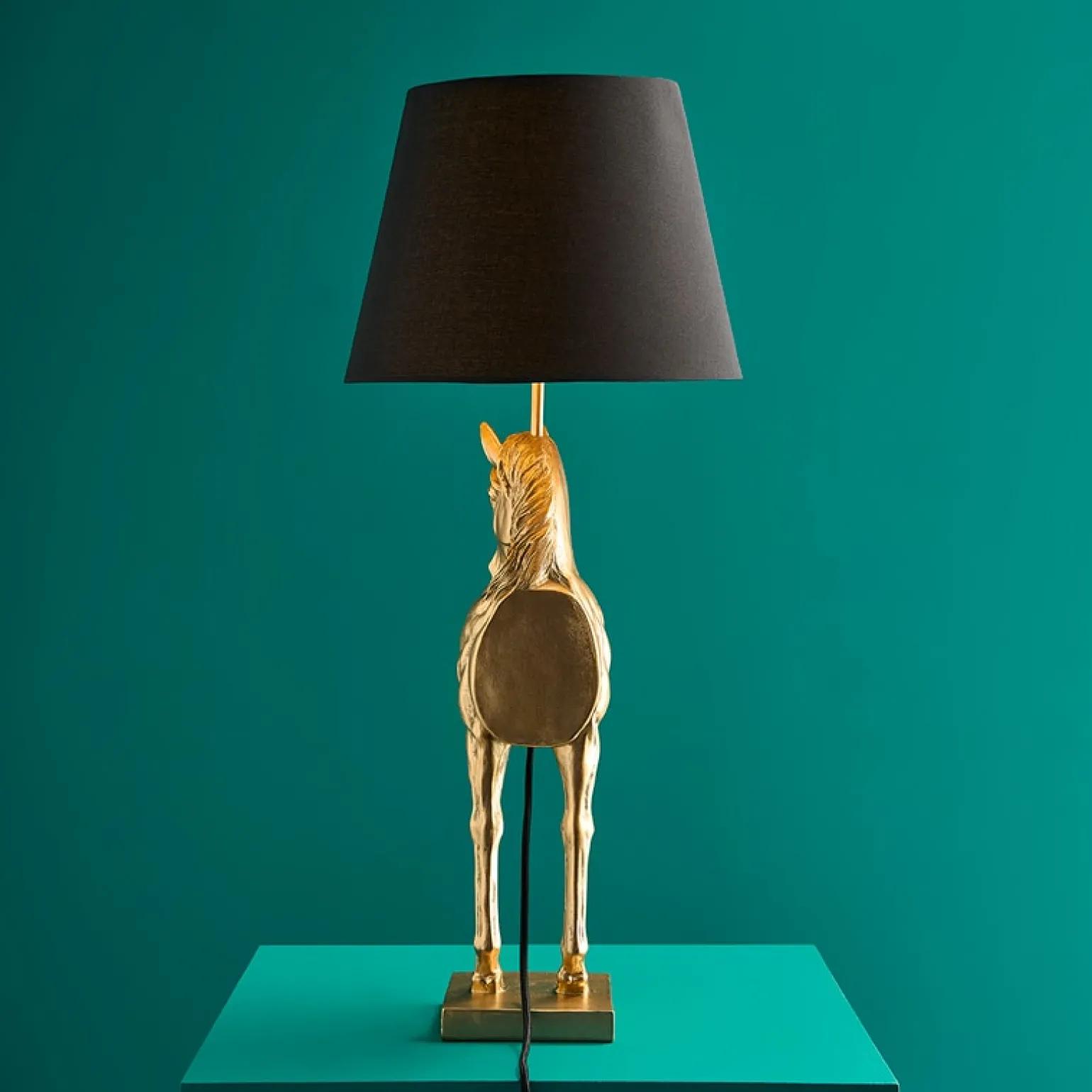 Lampe de table Cheval Wendy, or