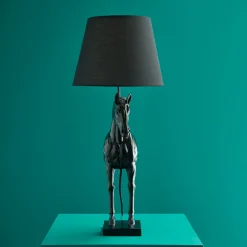 Lampe de table Cheval Wendy, noir