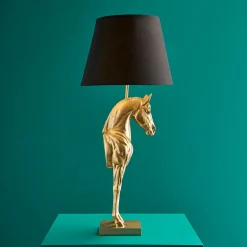 Lampe de table Cheval Wendy, or