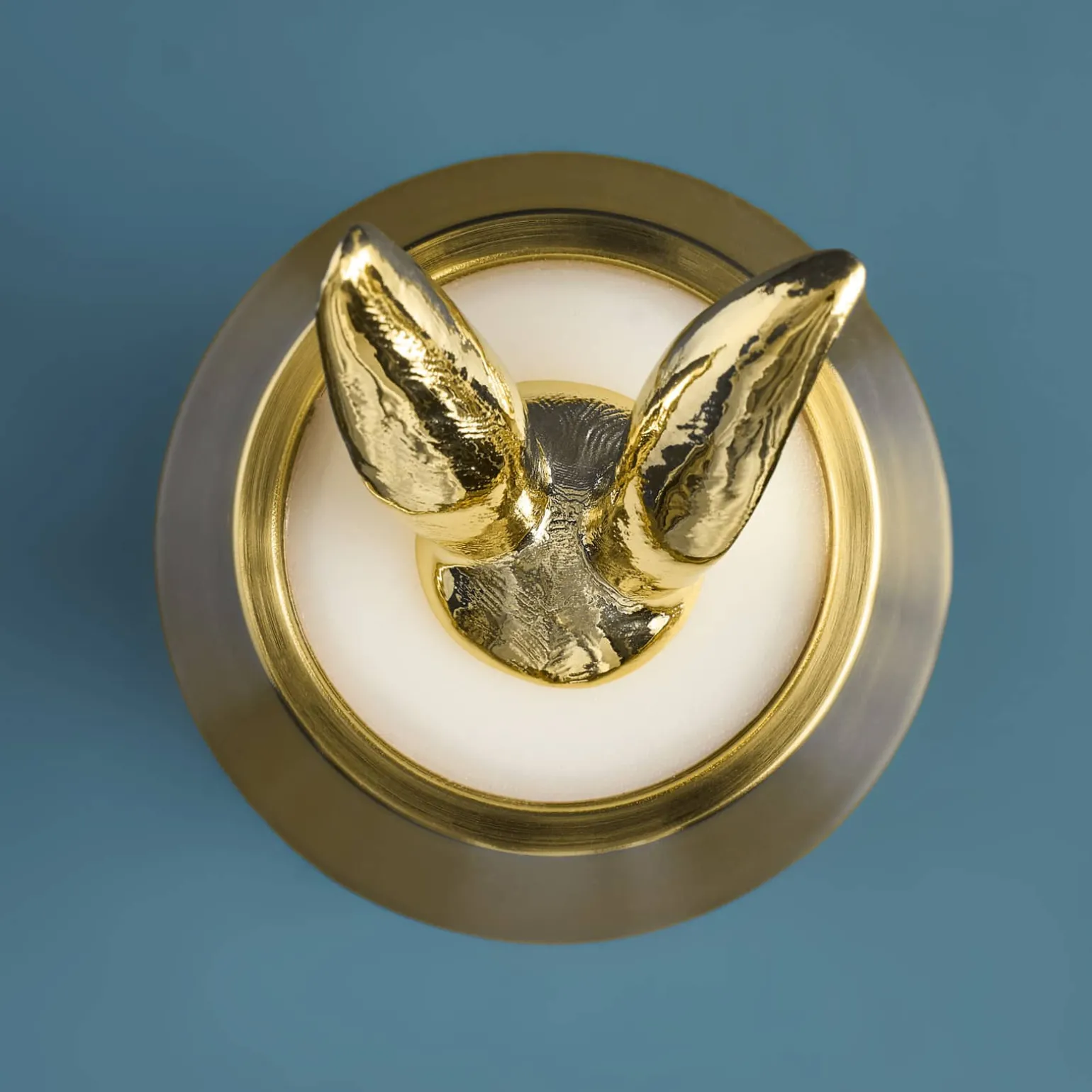 Lampe de Table Lapin LED Hiding Rabbit, or brillant