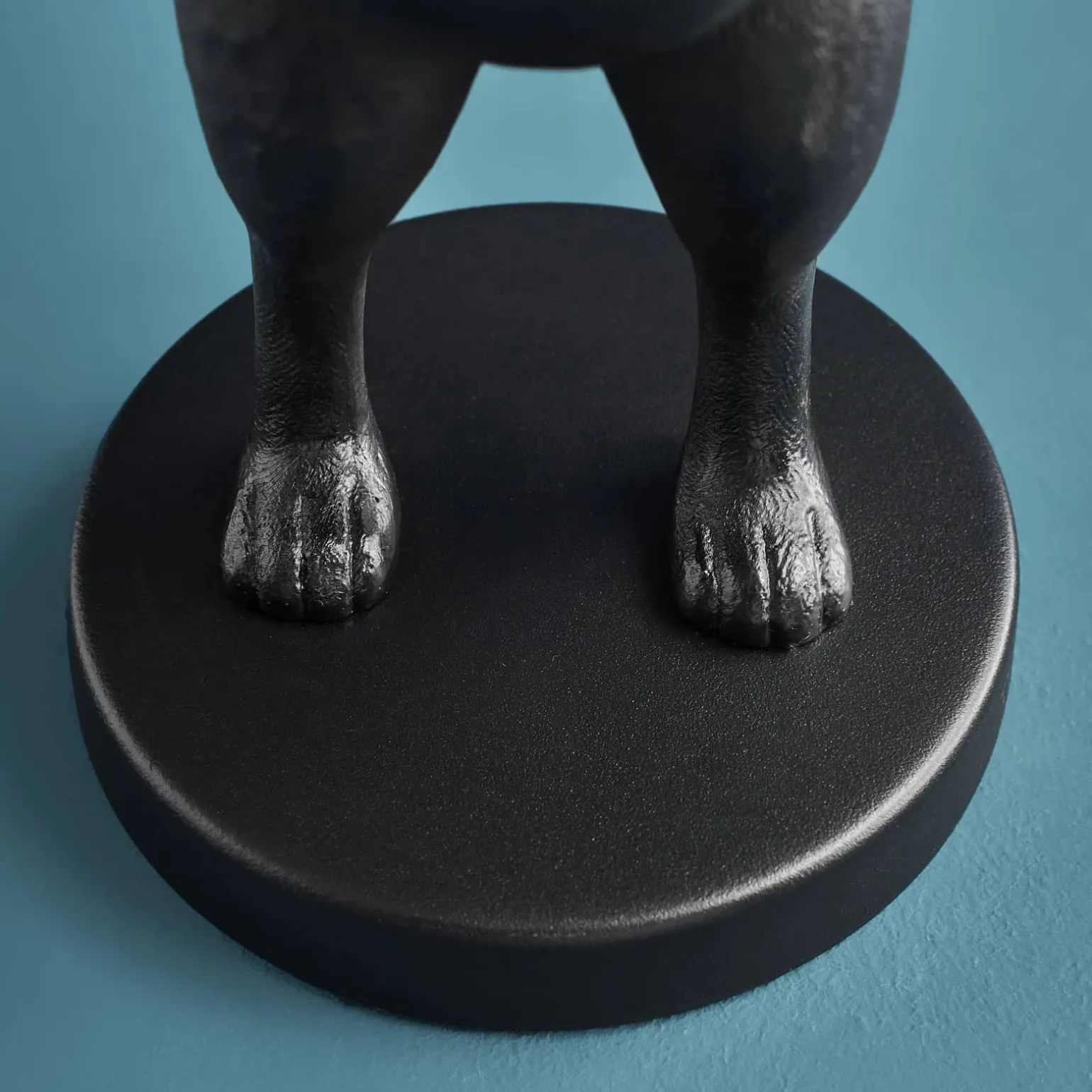 Lampe de Table Lapin LED Hiding Rabbit, noir mat