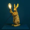 Lampe de table lapin Meister Lampe, or