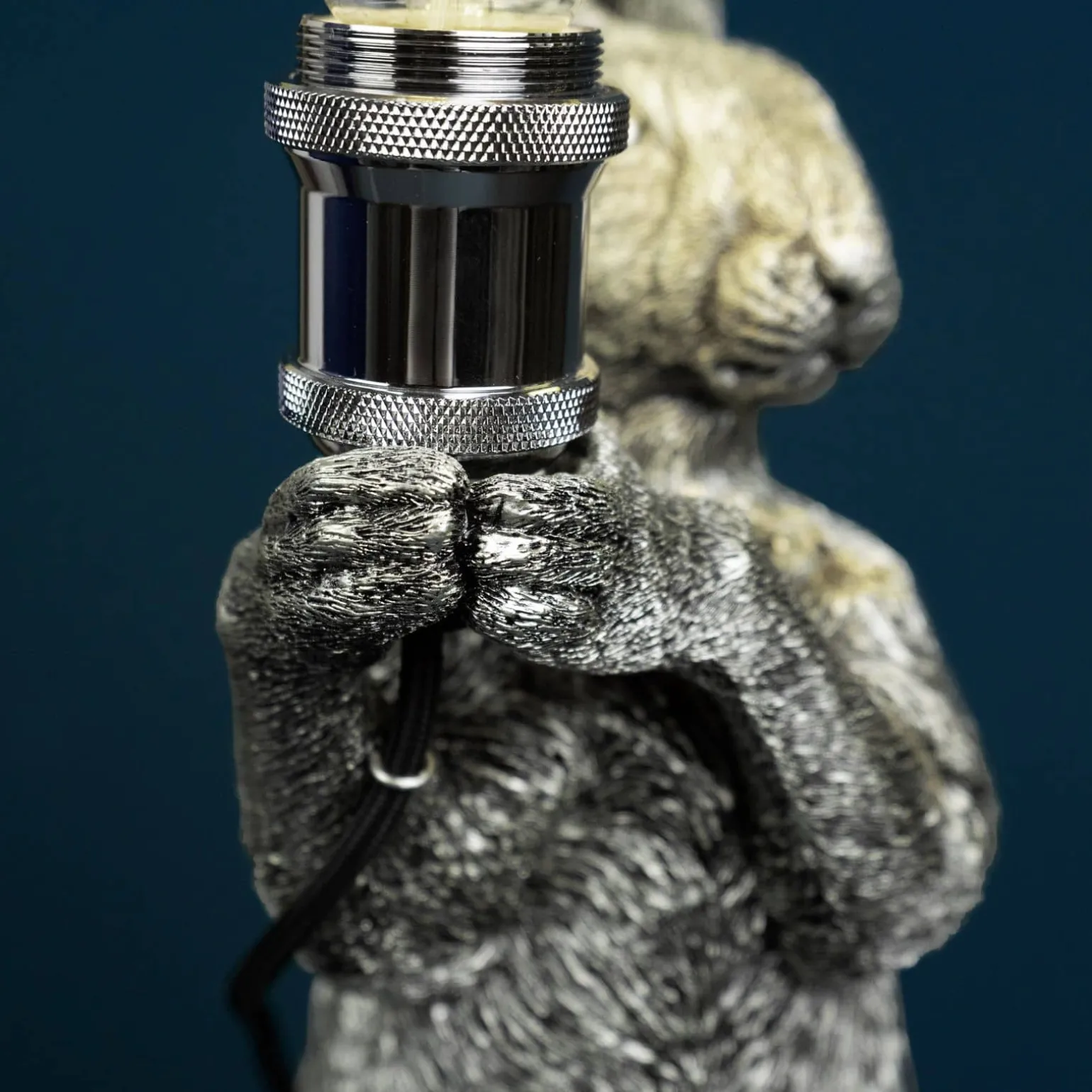 Lampe de table lapin Meister Lampe, argent