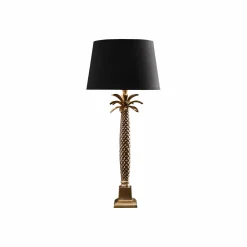 Lampe de table Palmier, or/noir