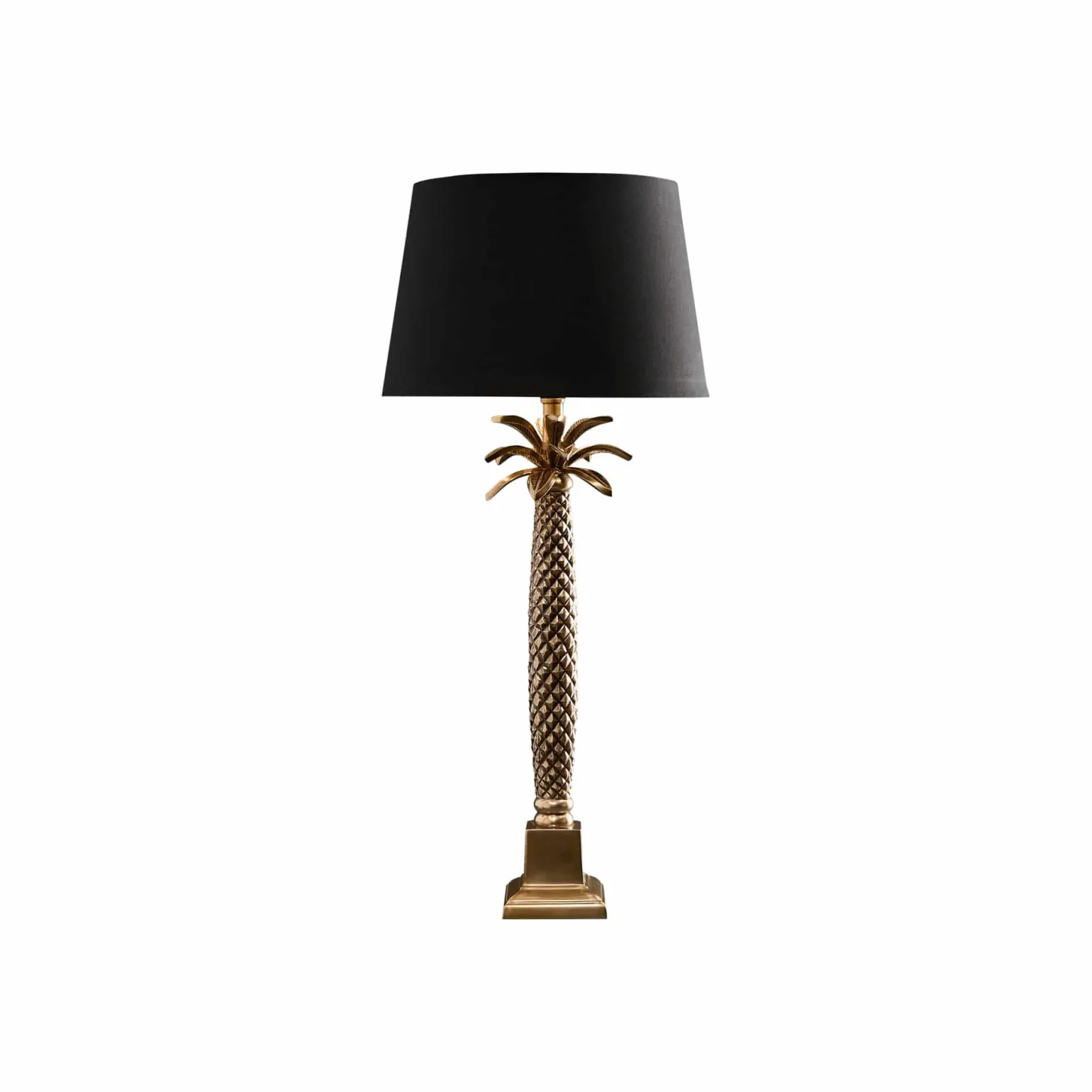 Lampe de table Palmier, or/noir