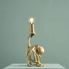 Lampe de table Poulpe Baby Otto Octopus, doré