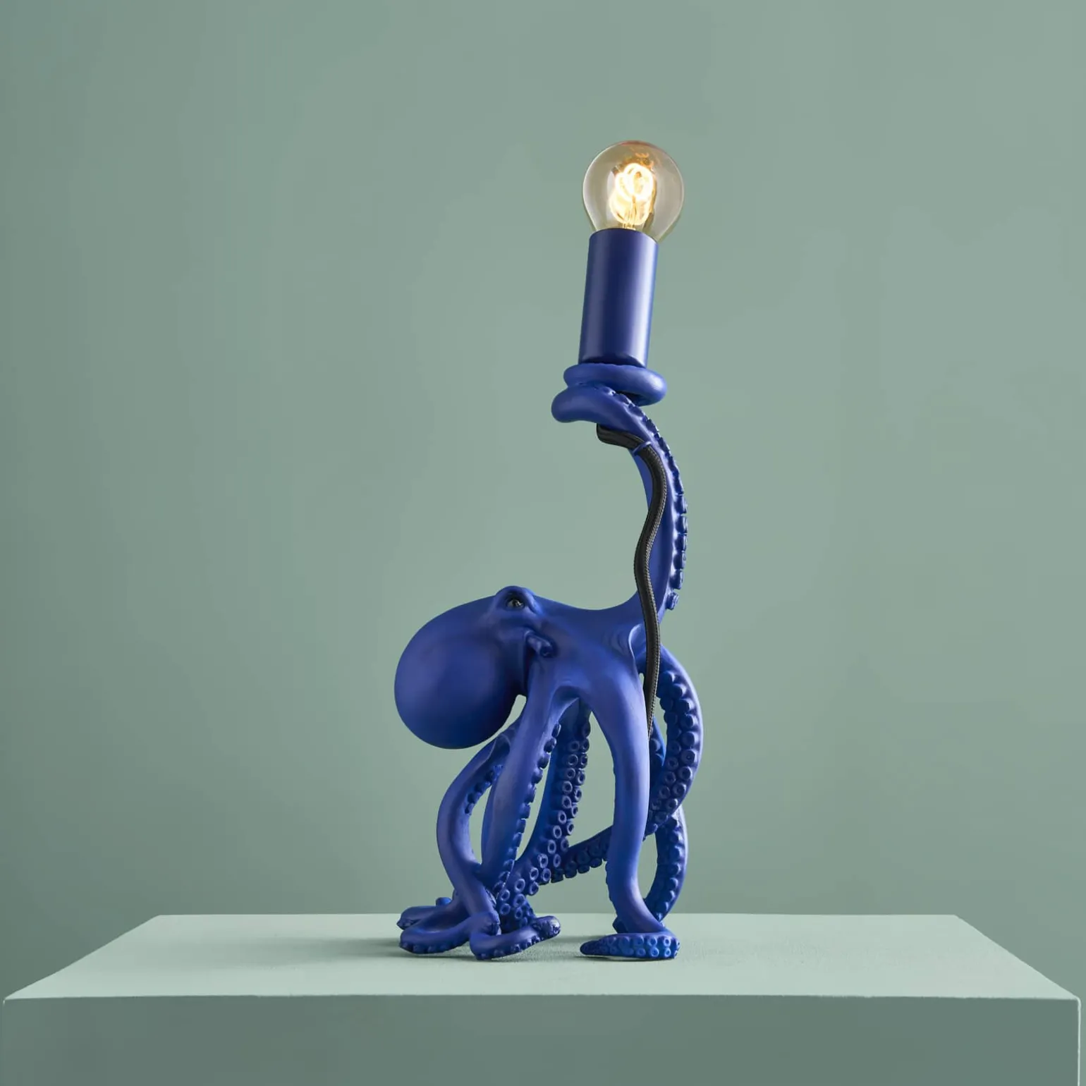 Lampe de table Poulpe Baby Otto Octopus, bleu