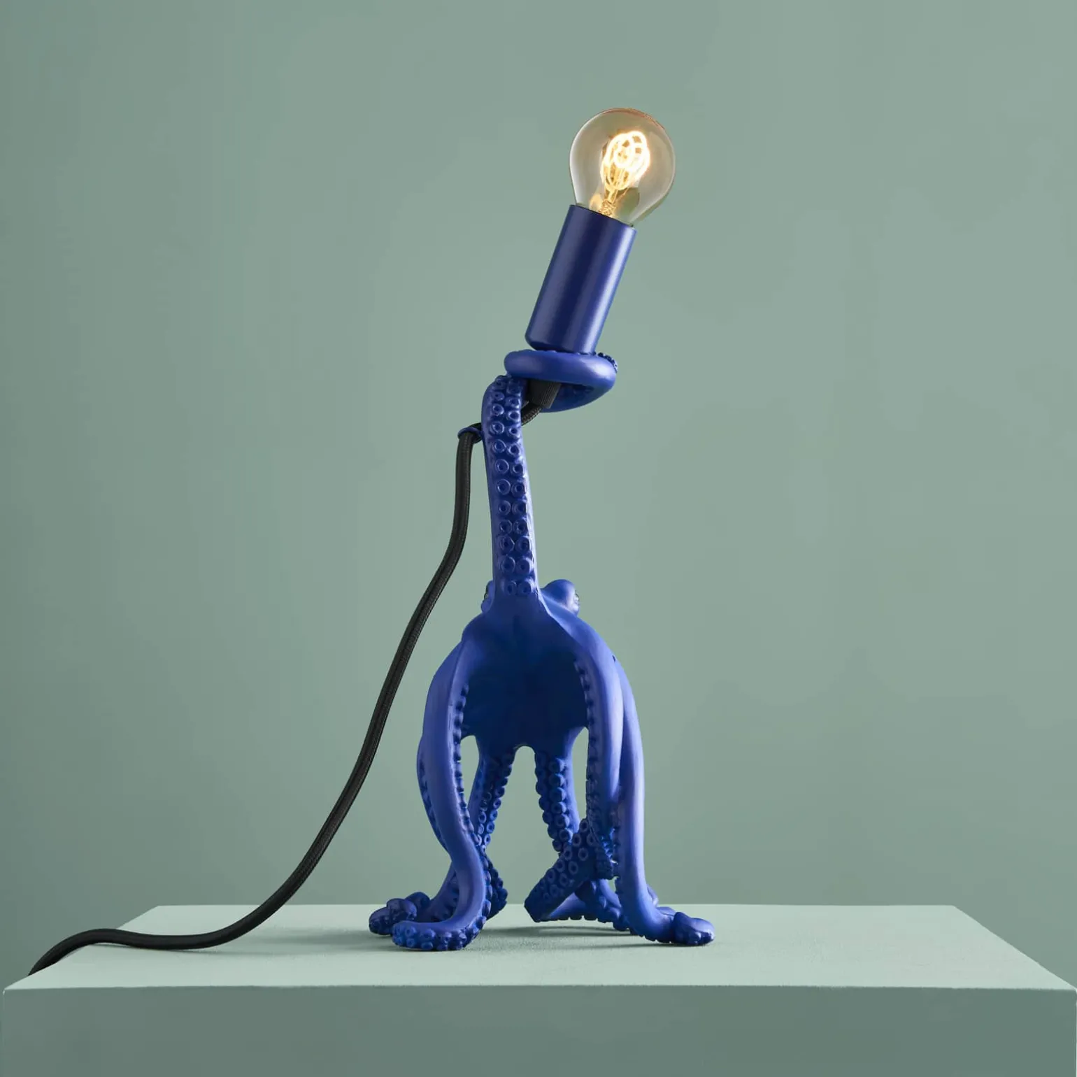 Lampe de table Poulpe Baby Otto Octopus, bleu