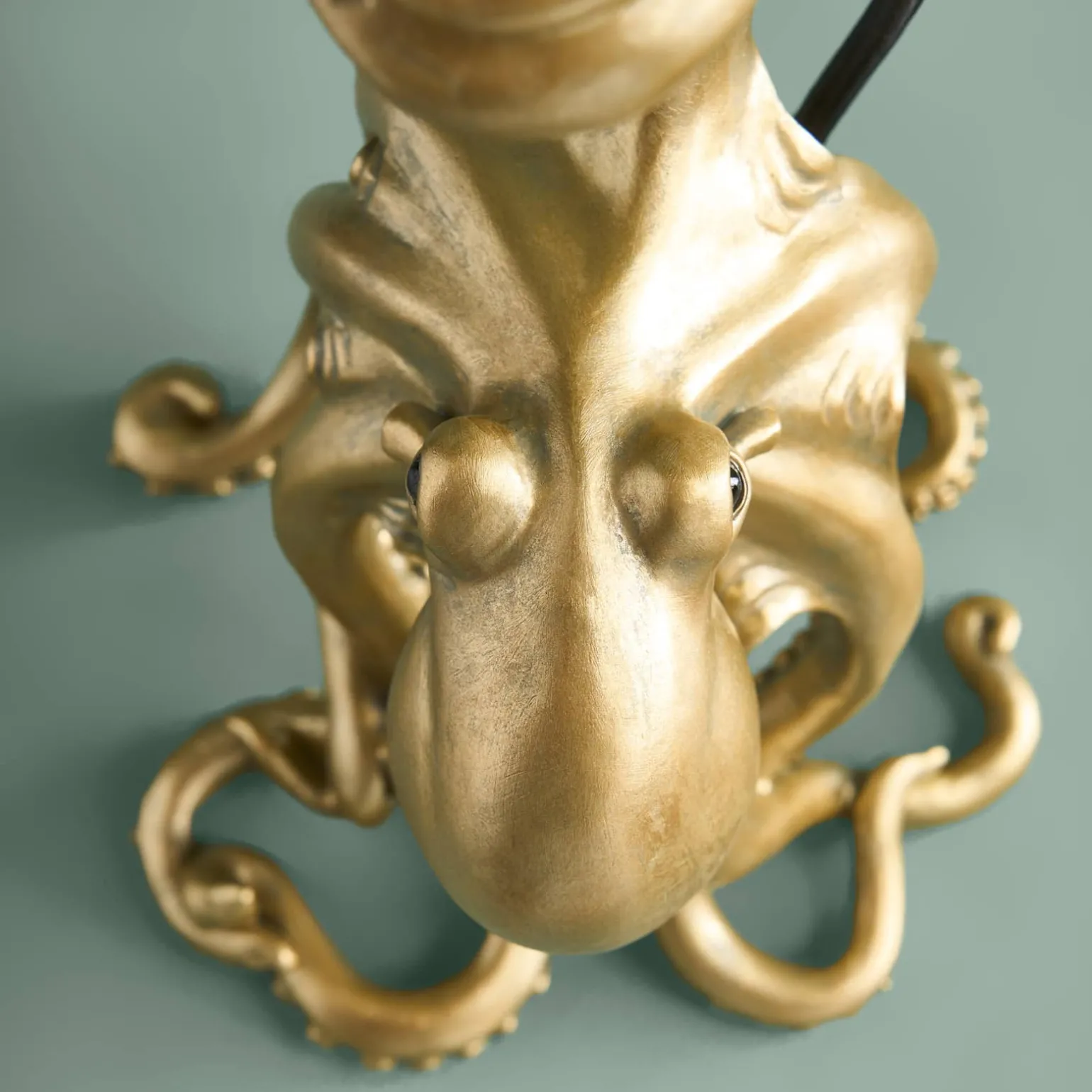 Lampe de table Poulpe Baby Otto Octopus, doré