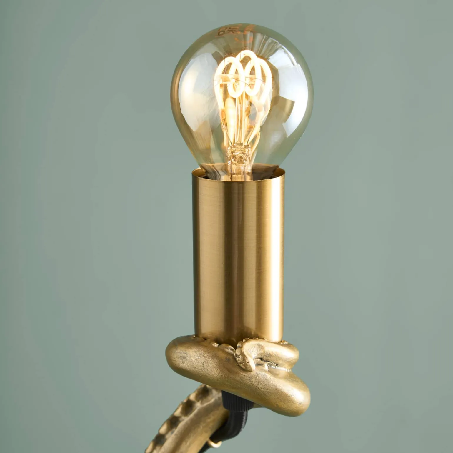Lampe de table Poulpe Baby Otto Octopus, doré