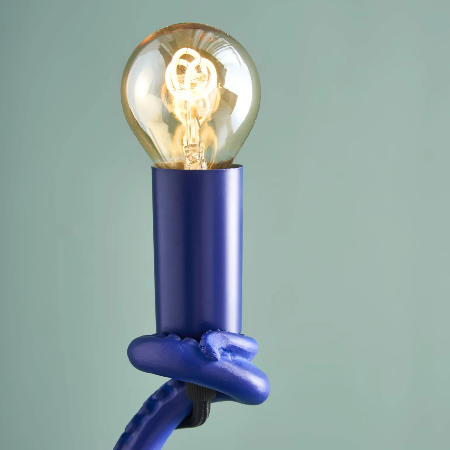 Lampe de table Poulpe Baby Otto Octopus, bleu