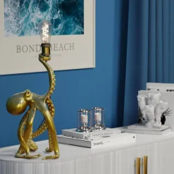 Lampe de table poulpe Otto Octopus, or