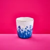 Lot de 6 mugs Marine Splash, blanc/bleu/or