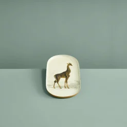 Lot de 3 plateaux Safari, motifs animaliers