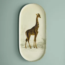 Lot de 3 plateaux Safari, motifs animaliers