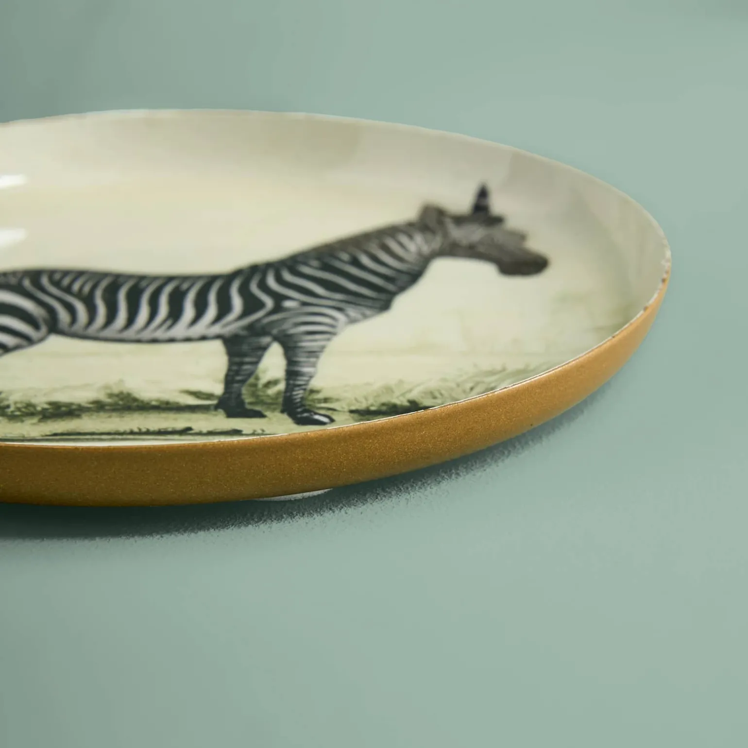 Lot de 3 plateaux Safari, motifs animaliers