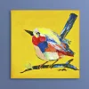 Peinture Birdy, jaune