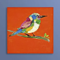 Peinture Birdy, rouge
