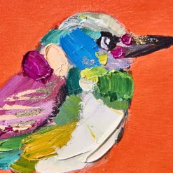 Peinture Birdy, rouge