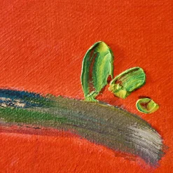 Peinture Birdy, rouge