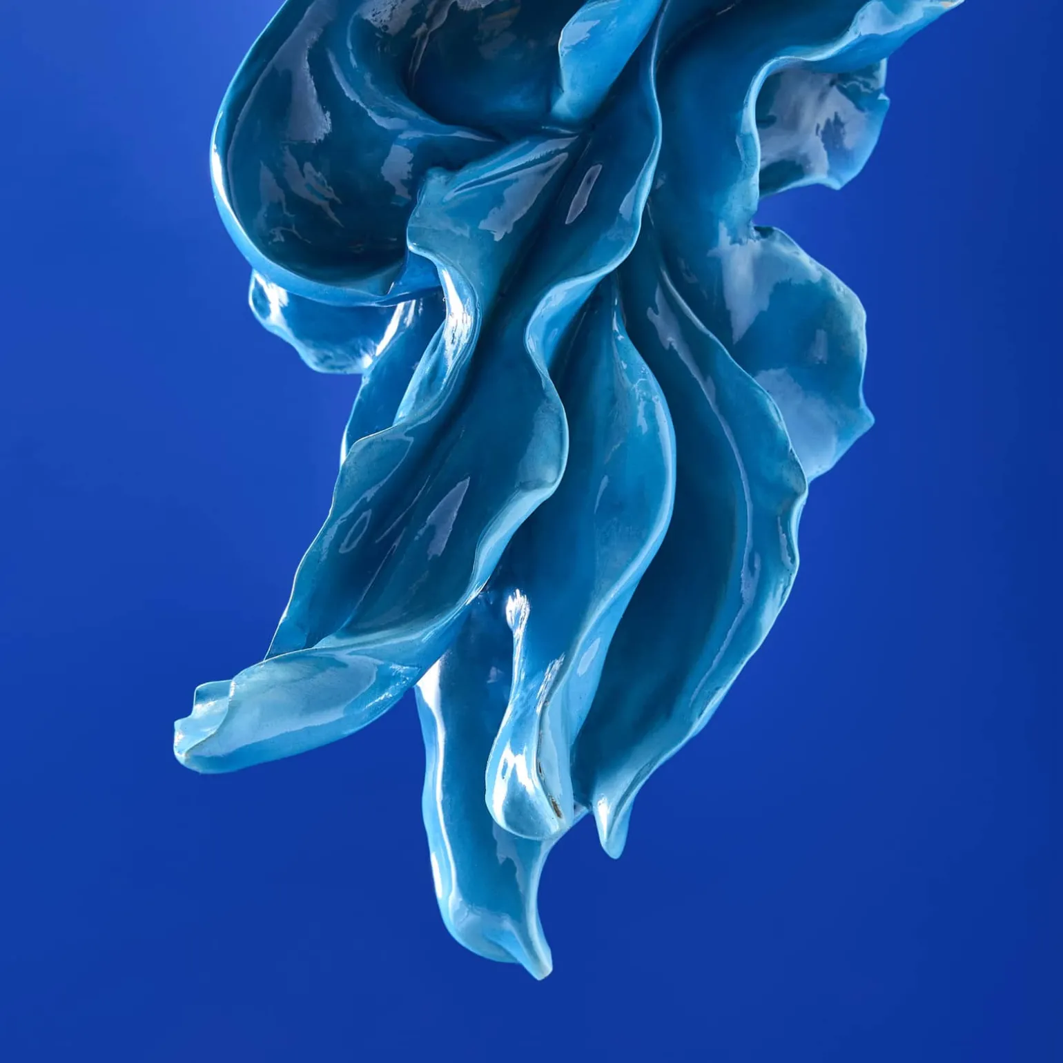 Plafonnier méduse Ava, bleu