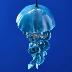 Plafonnier méduse Ava, bleu