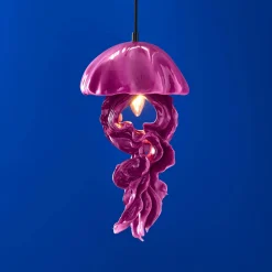 Plafonnier méduse Ava, magenta