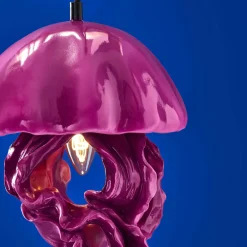 Plafonnier méduse Ava, magenta