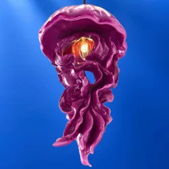 Plafonnier méduse Ava, magenta